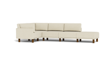 Load image into Gallery viewer, Luna - Sectional - Sunset Beige - High Arms - Tall Legs
