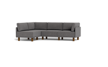 Load image into Gallery viewer, Luna - Sectional - Storm Grey - High Arms - Tall Legs