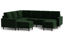 Load image into Gallery viewer, Altus - Sectional - Emerald - Square Arms