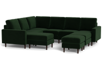 Load image into Gallery viewer, Altus - Sectional - Emerald - Square Arms