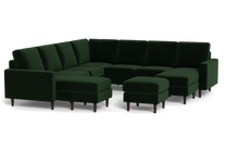 Load image into Gallery viewer, Altus - Sectional - Emerald - Square Arms