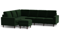 Load image into Gallery viewer, Altus - Sectional - Emerald - Square Arms