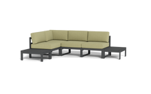 Load image into Gallery viewer, Mistral - Sectional - Pebble - Block - Fern