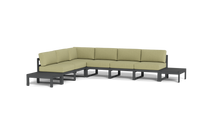 Load image into Gallery viewer, Mistral - Sectional - Pebble - Block - Fern