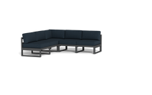 Load image into Gallery viewer, Mistral - Sectional - Pebble - Block - Cool Water
