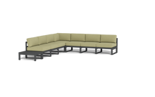 Load image into Gallery viewer, Mistral - Sectional - Pebble - Block - Fern