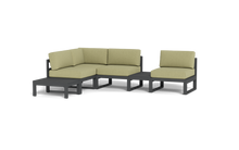 Load image into Gallery viewer, Mistral - Sectional - Pebble - Block - Fern