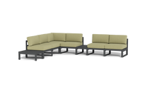 Load image into Gallery viewer, Mistral - Sectional - Pebble - Block - Fern