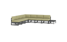 Load image into Gallery viewer, Mistral - Sectional - Pebble - Block - Fern