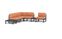 Load image into Gallery viewer, Mistral - Sectional - Pebble - Block - Terracotta