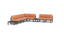 Load image into Gallery viewer, Mistral - Sectional - Pebble - Block - Terracotta