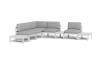 Load image into Gallery viewer, Mistral - Sectional - Sandstone - Ellipse - Silver Shade