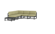 Load image into Gallery viewer, Mistral - Sectional - Pebble - Ellipse - Fern