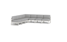 Load image into Gallery viewer, Mistral - Sectional - Sandstone - Ellipse - Silver Shade
