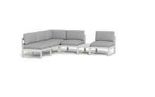 Load image into Gallery viewer, Mistral - Sectional - Sandstone - Ellipse - Silver Shade