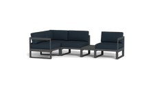 Load image into Gallery viewer, Mistral - Sectional - Pebble - Block - Cool Water