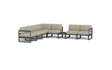 Load image into Gallery viewer, Mistral - Sectional - Pebble - Ellipse - Sandcastle