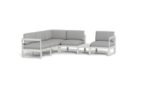 Load image into Gallery viewer, Mistral - Sectional - Sandstone - Ellipse - Silver Shade