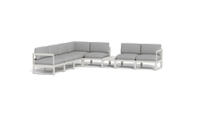 Load image into Gallery viewer, Mistral - Sectional - Sandstone - Ellipse - Silver Shade