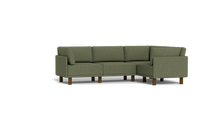 Load image into Gallery viewer, Luna - Sectional - Moss Green - High Arms - Tall Legs