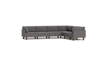 Load image into Gallery viewer, Luna - Sectional - Storm Grey - High Arms - Tall Legs