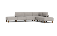 Load image into Gallery viewer, Luna - Sectional - Dream Grey - High Arms - Tall Legs
