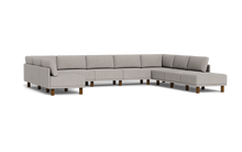 Load image into Gallery viewer, Luna - Sectional - Dream Grey - High Arms - Tall Legs