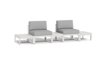 Load image into Gallery viewer, Mistral - Sofa - Sandstone - Block - Silver Shade