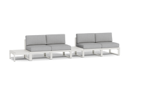 Load image into Gallery viewer, Mistral - Sofa - Sandstone - Block - Silver Shade