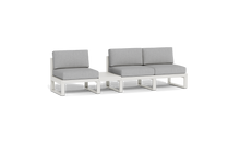 Load image into Gallery viewer, Mistral - Sofa - Sandstone - Block - Silver Shade