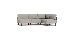 Load image into Gallery viewer, Luna - Sectional - Dream Grey - High Arms - Tall Legs