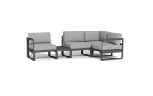 Load image into Gallery viewer, Mistral - Sectional - Pebble - Block - Silver Shade