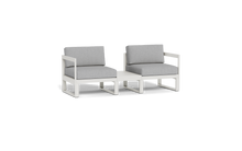 Load image into Gallery viewer, Mistral - Sofa - Sandstone - Block - Silver Shade