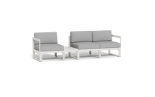Load image into Gallery viewer, Mistral - Sofa - Sandstone - Block - Silver Shade