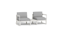 Load image into Gallery viewer, Mistral - Sofa - Sandstone - Ellipse - Silver Shade
