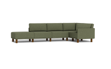 Load image into Gallery viewer, Luna - Sectional - Moss Green - High Arms - Tall Legs