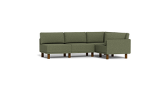 Load image into Gallery viewer, Luna - Sectional - Moss Green - High Arms - Tall Legs