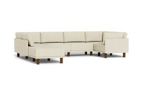 Load image into Gallery viewer, Luna - Sectional - Sunset Beige - High Arms - Tall Legs
