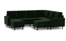 Load image into Gallery viewer, Altus - Sectional - Emerald - Square Arms