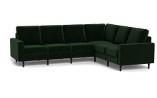 Load image into Gallery viewer, Altus - Sectional - Emerald - Square Arms