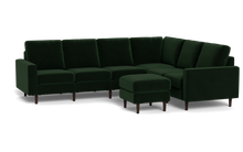 Load image into Gallery viewer, Altus - Sectional - Emerald - Square Arms