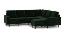 Load image into Gallery viewer, Altus - Sectional - Emerald - Square Arms