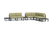 Load image into Gallery viewer, Mistral - Sectional - Pebble - Block - Fern