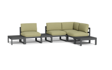 Load image into Gallery viewer, Mistral - Sectional - Pebble - Ellipse - Fern
