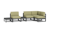 Load image into Gallery viewer, Mistral - Sectional - Pebble - Ellipse - Fern