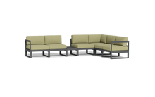 Load image into Gallery viewer, Mistral - Sectional - Pebble - Block - Fern