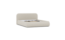 Load image into Gallery viewer, Ara Bed - Queen - Upholstered - Silken Sand - Storage