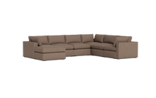 Load image into Gallery viewer, Ciello XL - Sectional - Mocha - Regular Arms
