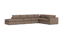 Load image into Gallery viewer, Ciello XL - Sectional - Mocha - Regular Arms