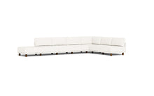 Load image into Gallery viewer, Luna - Sectional - Snowdrift - High Arms - Low Legs